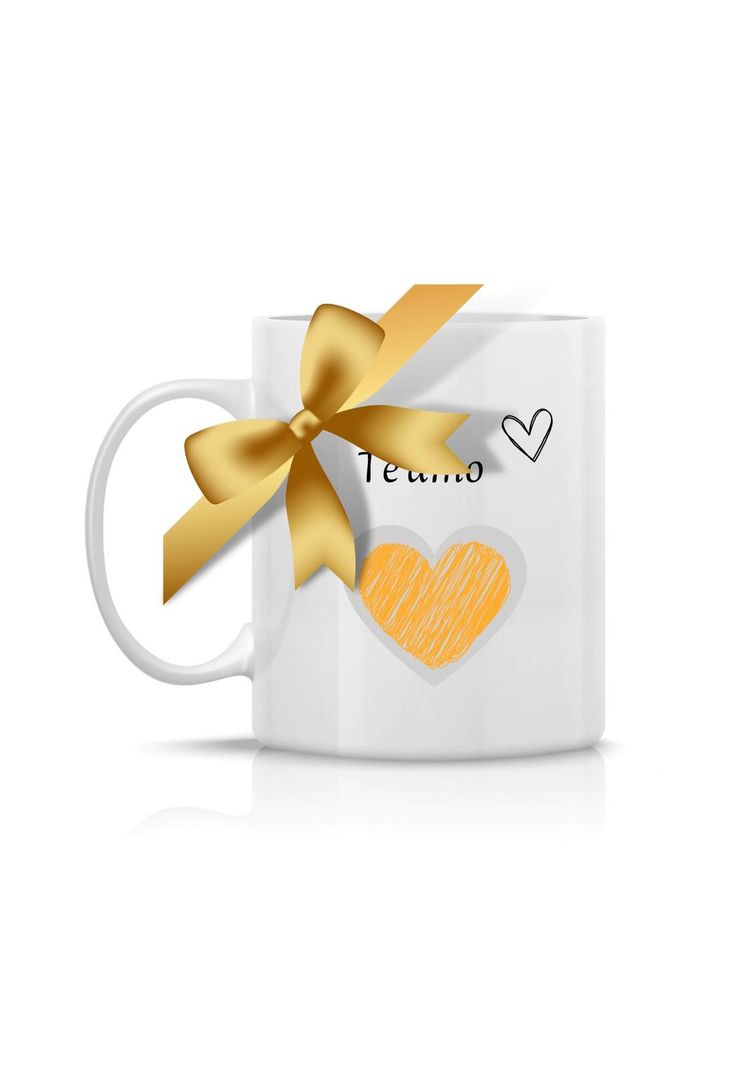 Tazon Blanco de Cerámica para Regalar Modelo Te Amo-0
