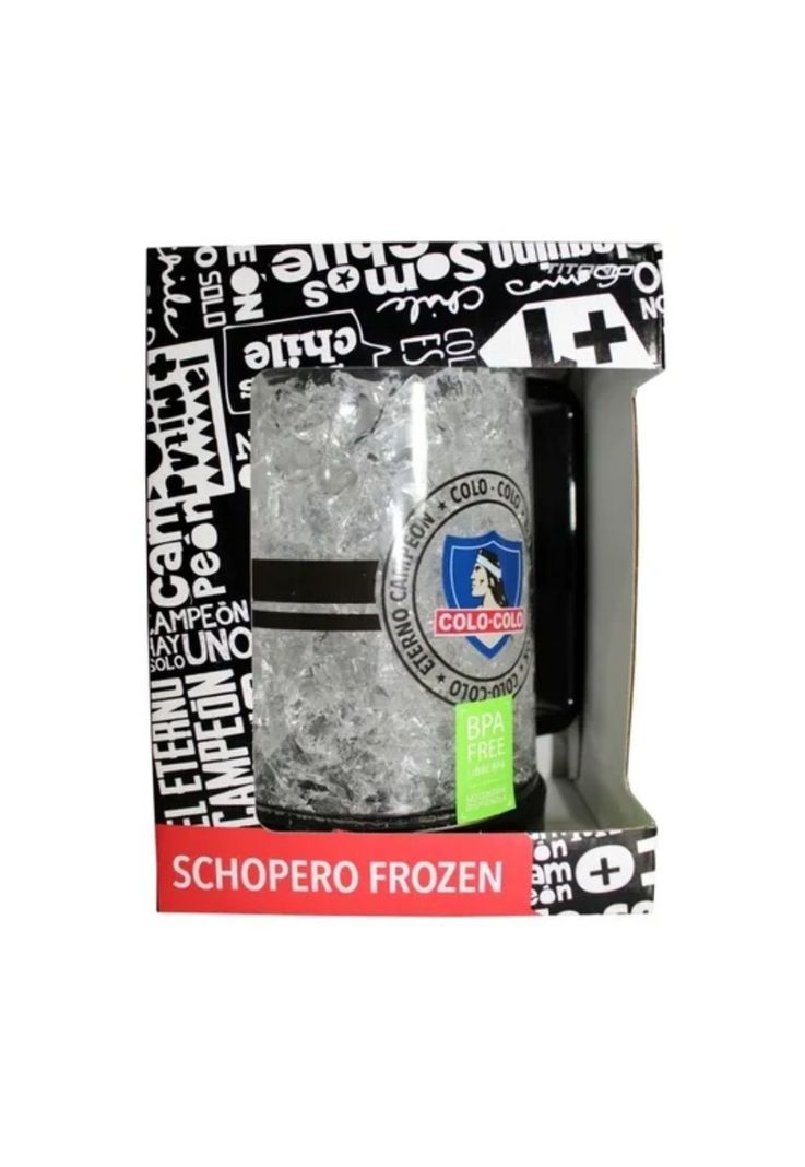 Vaso Cervecero Shopero con Gel para Enfriar 600ml Colo Colo-0