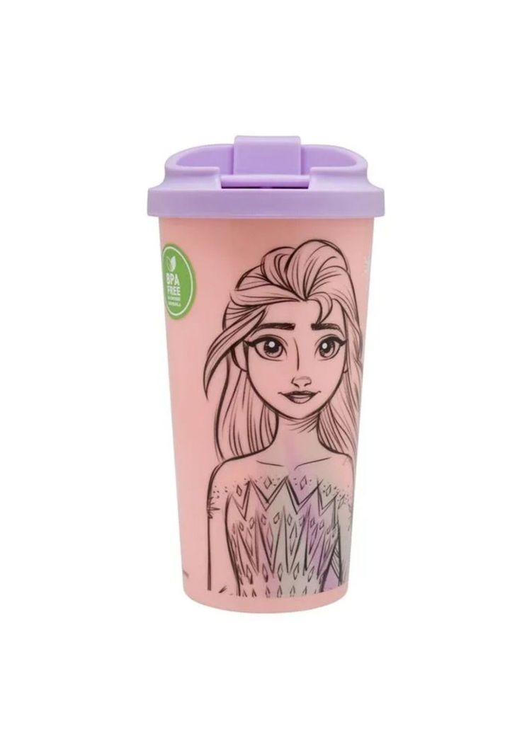 Vaso Mug Venti Con Tapa 480ml Frozen-0
