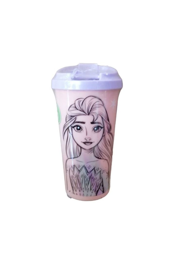 Vaso Mug Venti Con Tapa 480ml Frozen-1