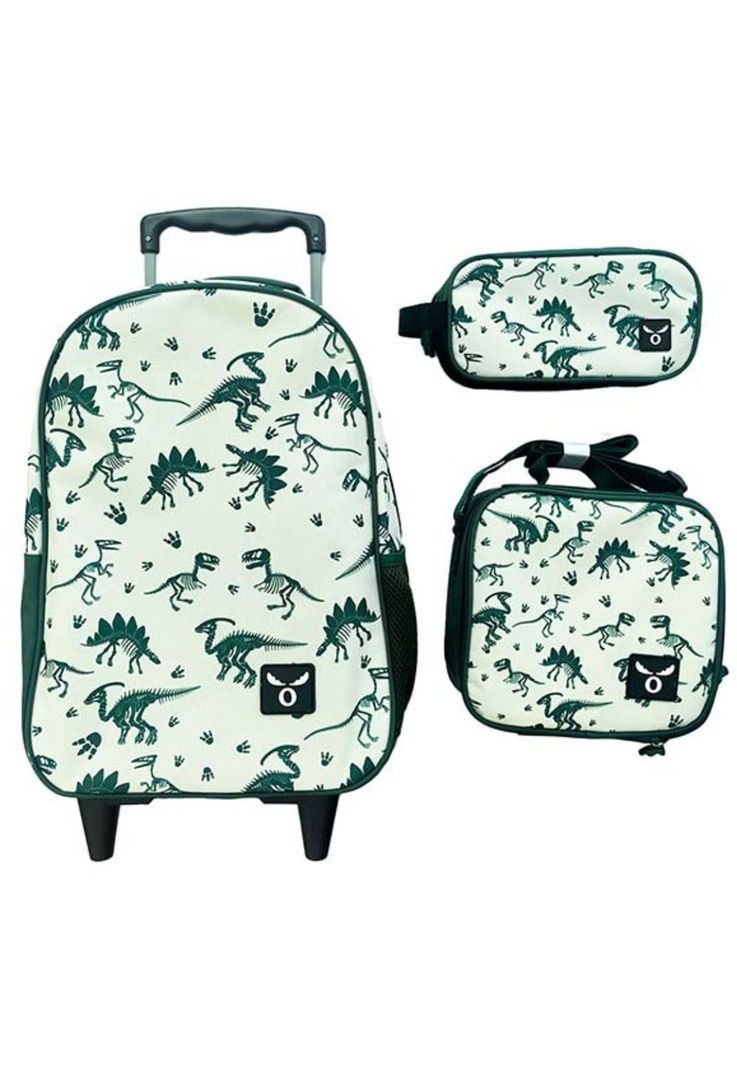 Pack Escolar Moose Dino Kids Lonchera + Maleta + Estuche-0