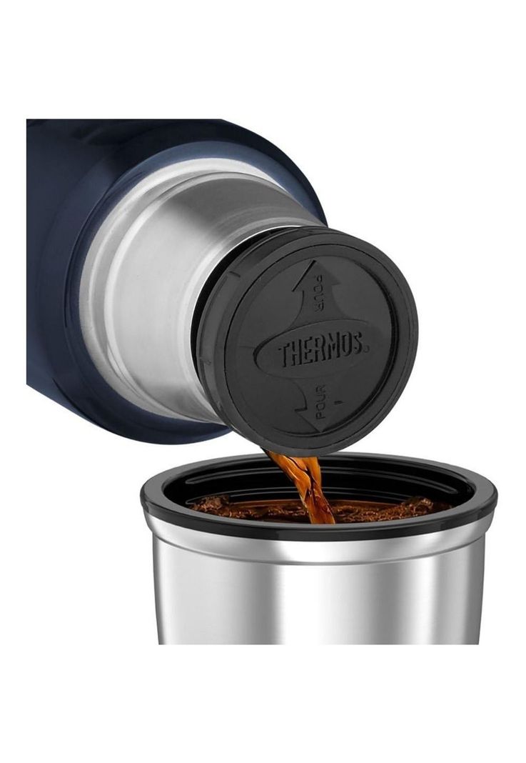 Termo King Acero Inoxidable Gris 1.2L Thermos-1
