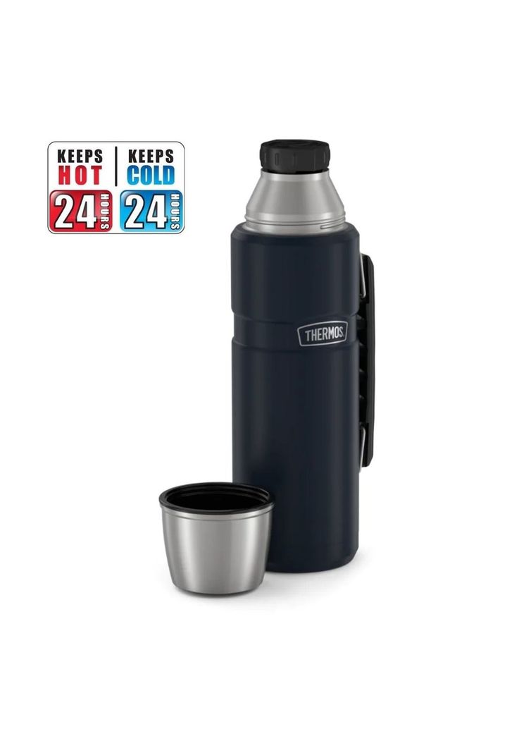 Termo King Acero Inoxidable Gris 1.2L Thermos-2