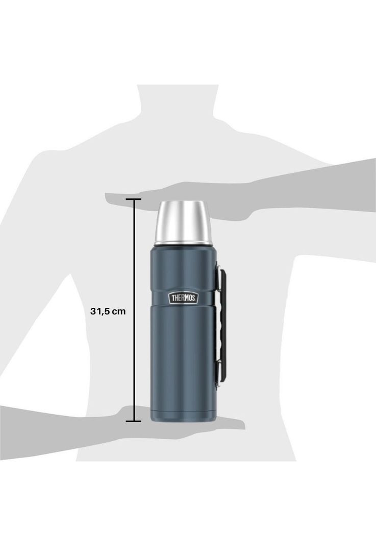 Termo King Acero Inoxidable Gris 1.2L Thermos-3
