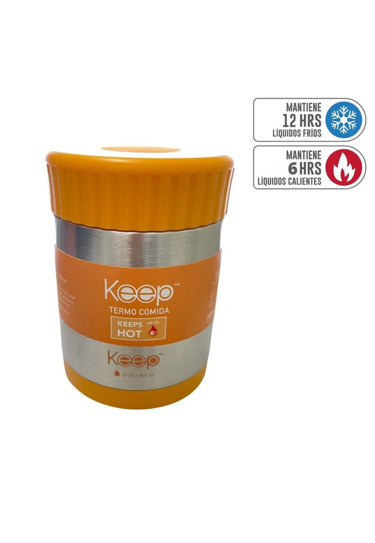 Termo De Comida Keep Acero Inoxidable 450 Ml Colores-1