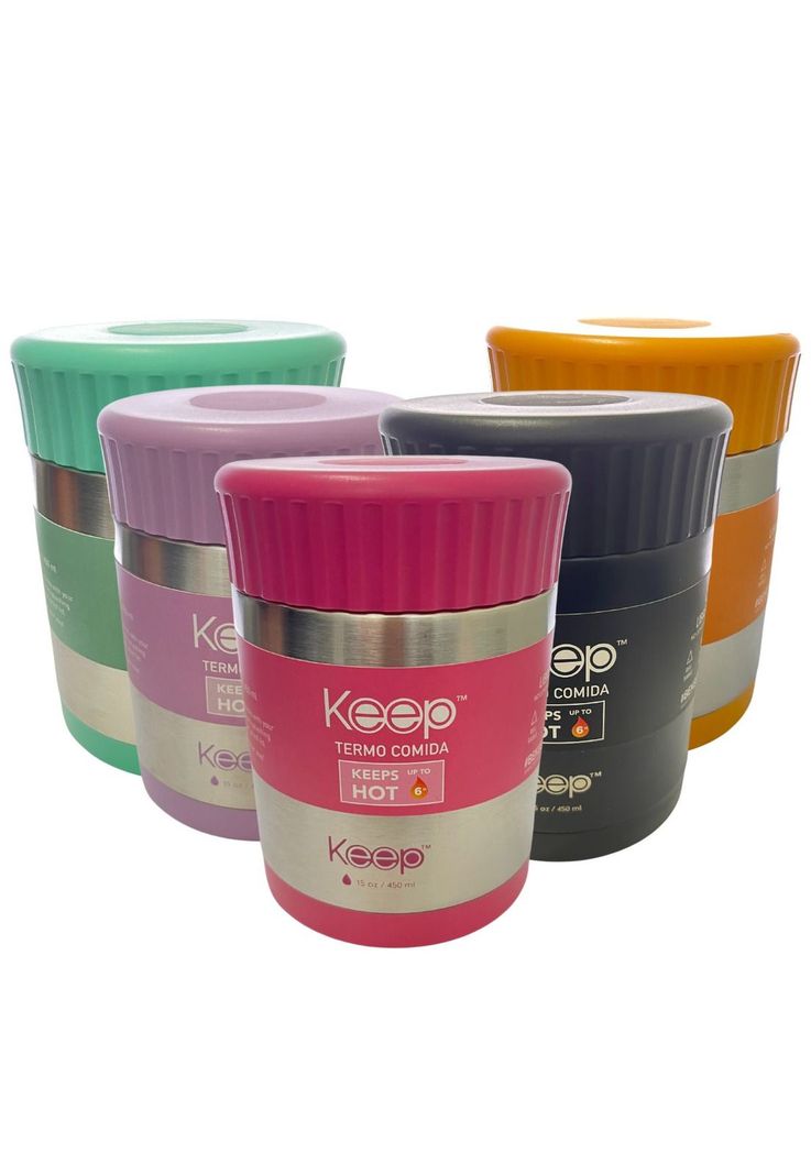 Termo De Comida Keep Acero Inoxidable 450 Ml Colores-2