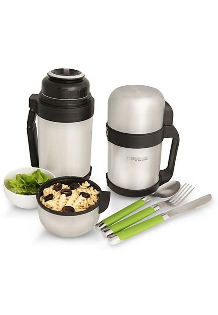 Termo Multipropósito Acero Inoxidable Comida y Liquido 1L-1