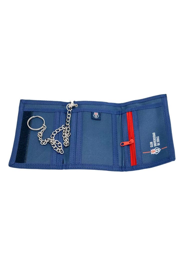 Billetera Con Cadena U de Chile Azul-3