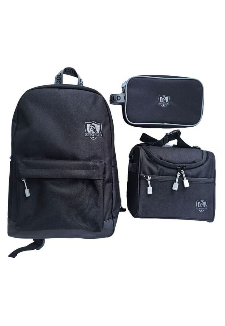 Promo Pack Escolar Colo Colo Mochila + Lonchera + Estuche-0