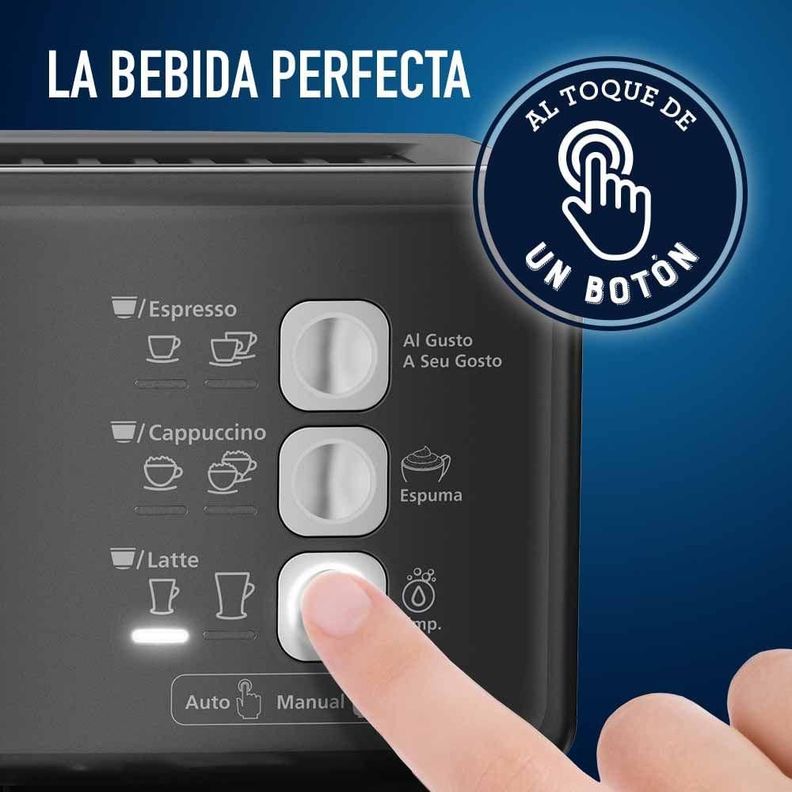 Cafetera Automatica Oster Prima Latte Negra-6