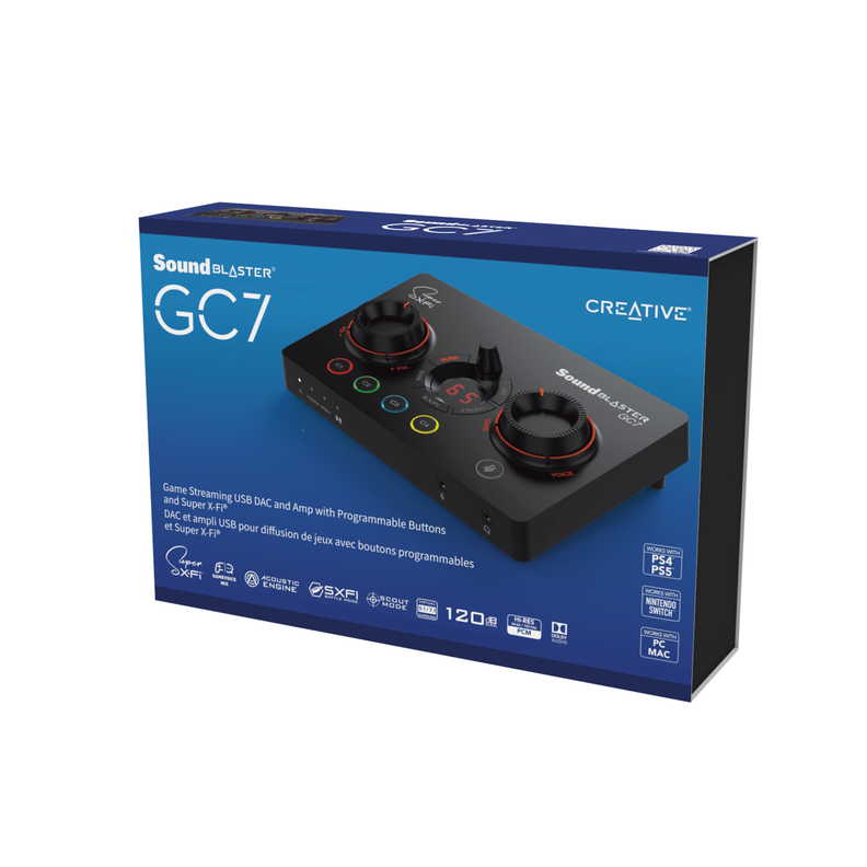 Tarjeta de Sonido Dac USB Creative Sound Blaster GC7-2