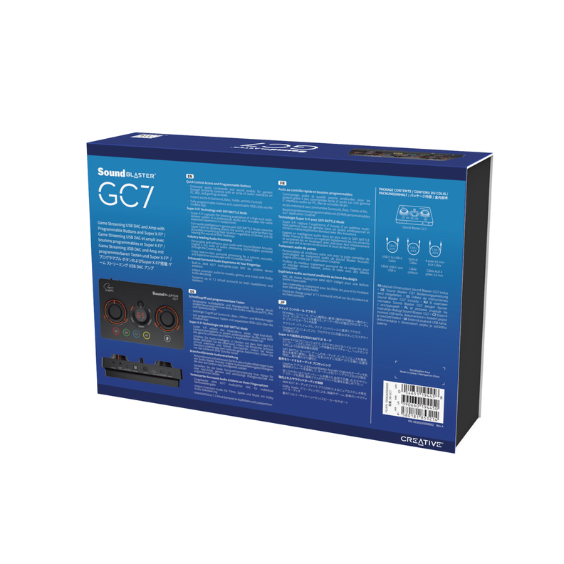 Tarjeta de Sonido Dac USB Creative Sound Blaster GC7-6