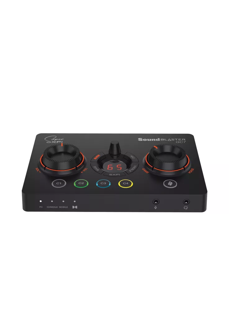 Tarjeta de Sonido Dac USB Creative Sound Blaster GC7 Negro