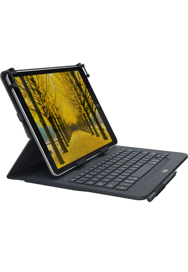 Estuche Universal Logitech para Tablets 9 a 10 con Teclado Negro