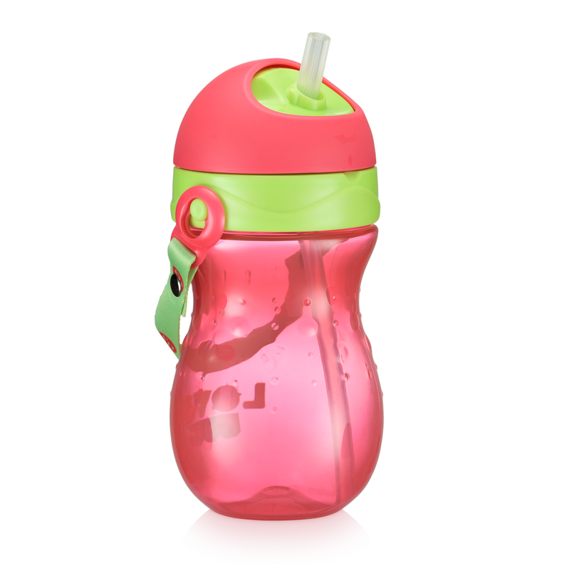 Vaso Bombilla Fisher Price Playful 360 ml Rosa BB1019-1