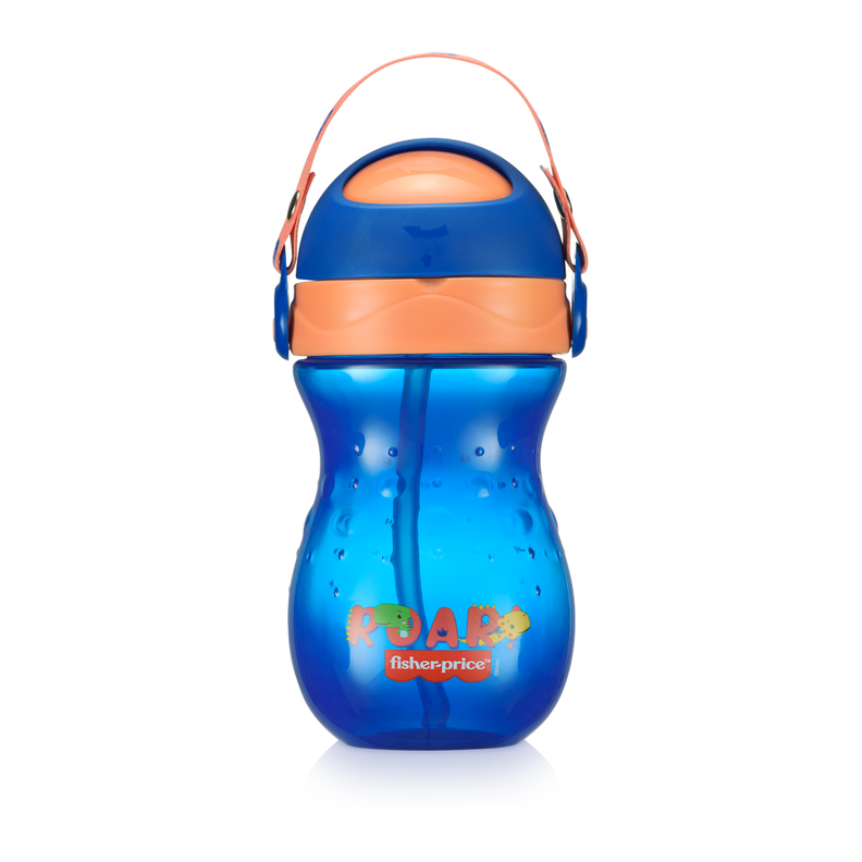 Vaso Bombilla Fisher Price Playful 360 ml Azul BB1018-0