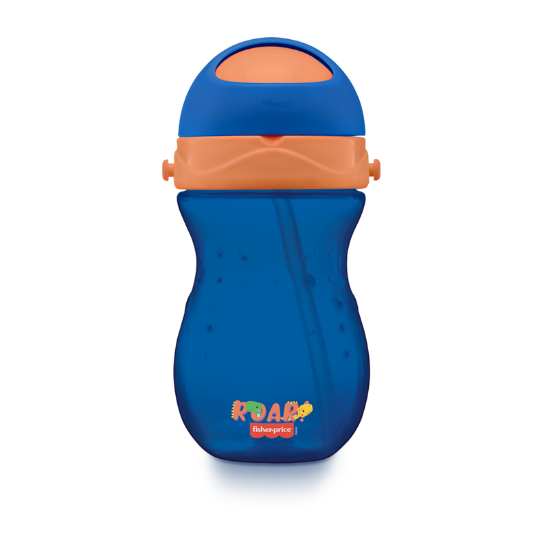 Vaso Bombilla Fisher Price Playful 360 ml Azul BB1018-2