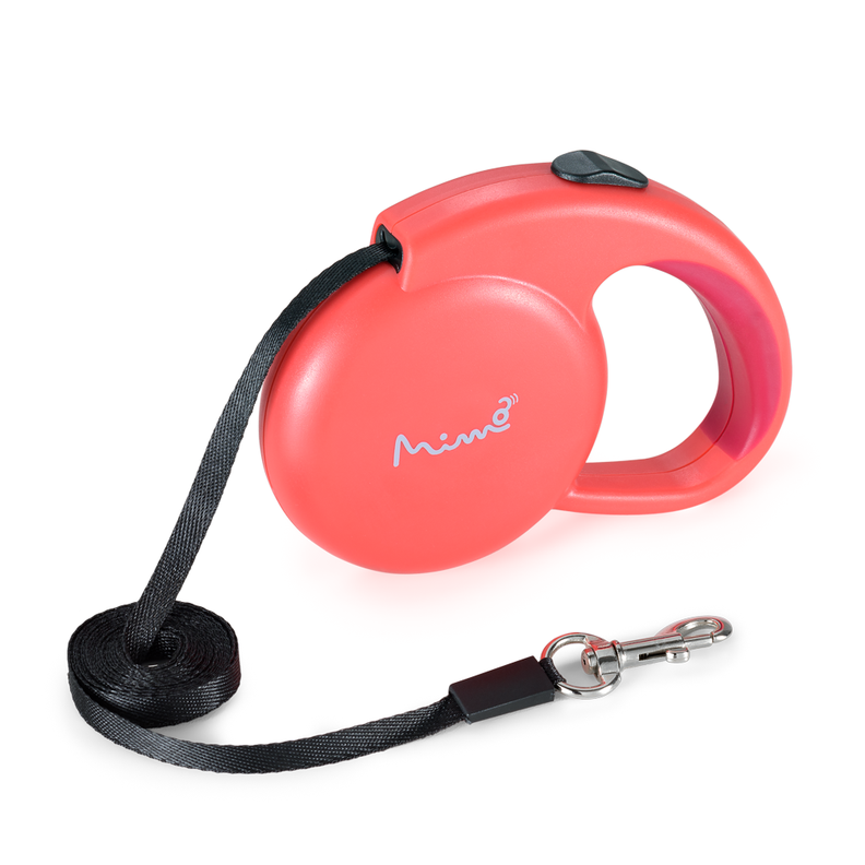 Correa Retractil Perro Mimo P 3 Mt 8kg Roja PP031-0