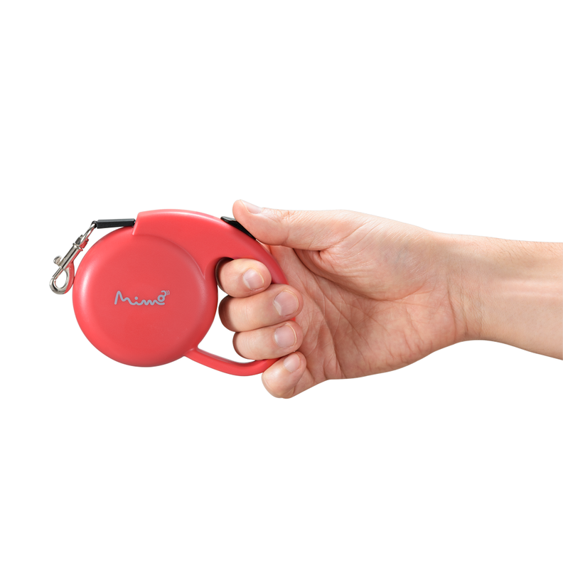 Correa Retractil Perro Mimo P 3 Mt 8kg Roja PP031-1