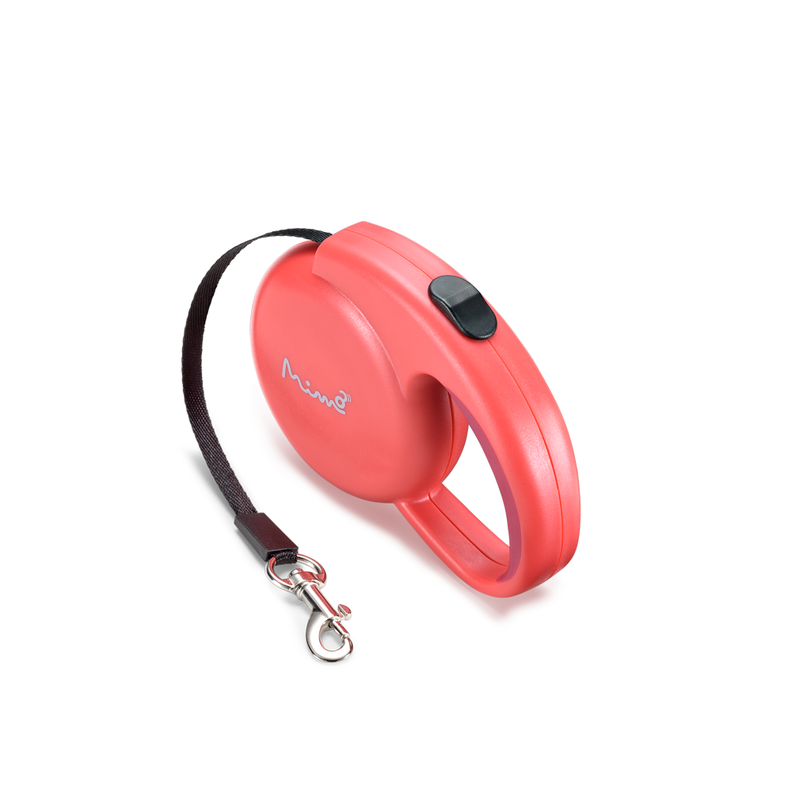 Correa Retractil Perro Mimo P 3 Mt 8kg Roja PP031-3
