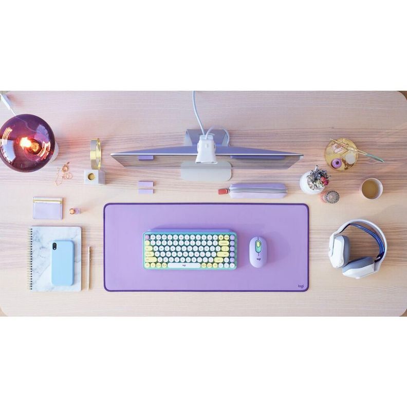 Teclado Logitech Pop Keys Lila Daydream-2