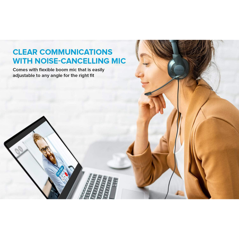 Audifono Videoconferencia Creative HS-720 V2 Canc Ruido USB-5