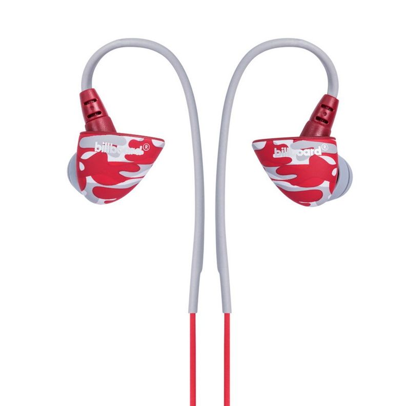 Audifono Bluetooth Billboard In Ear Survivor Rojo-0