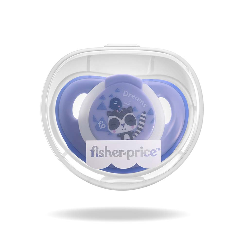 Chupete Fisher Price First Moments Glow 1 Est Azul BB1037-2