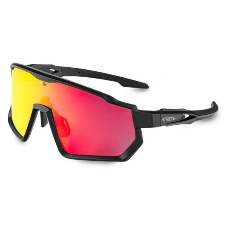 Kit 3 Lentes Ciclismo Atrio Uv400 Rojo/Negro Bi233-4