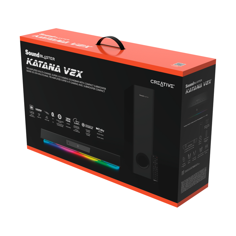 Barra de Sonido Creative Katana V2X RGB Super X-FI-5