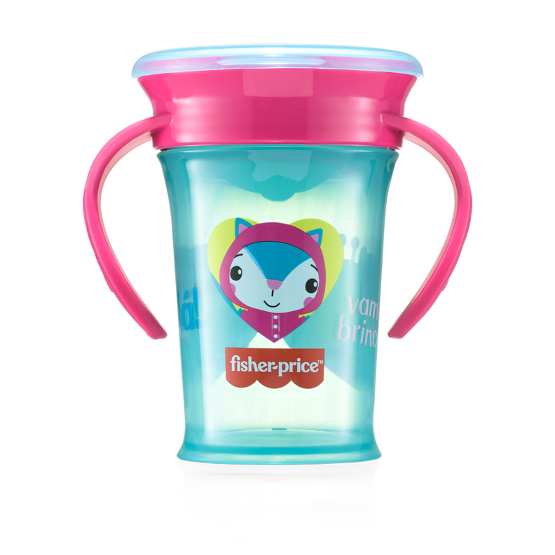 Vaso de Entrena Fisher Price First Moments Rosa Candy BB1021-0