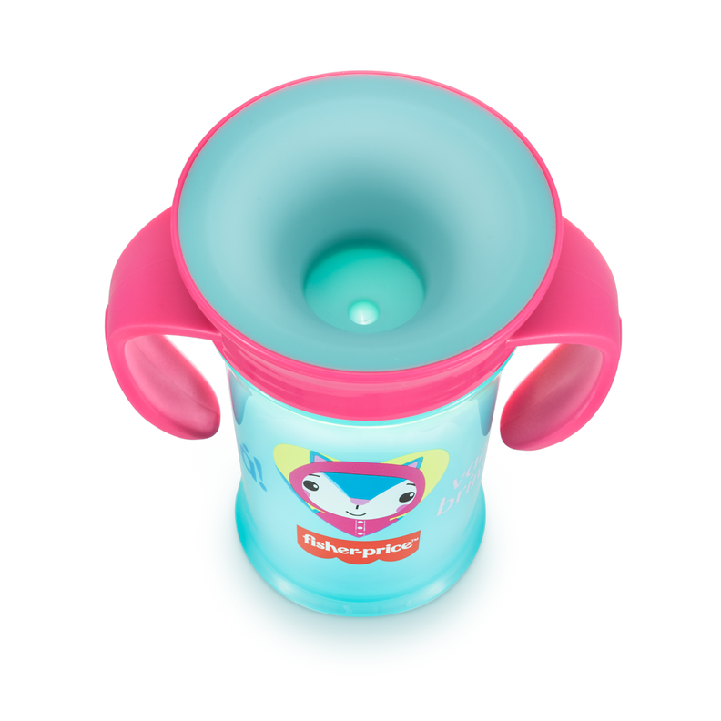 Vaso de Entrena Fisher Price First Moments Rosa Candy BB1021-1