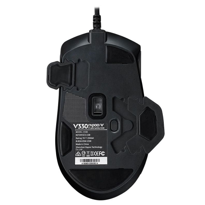 Mouse Gamer Rapoo Vpro con Cable 6200DPI V33 RA023-5
