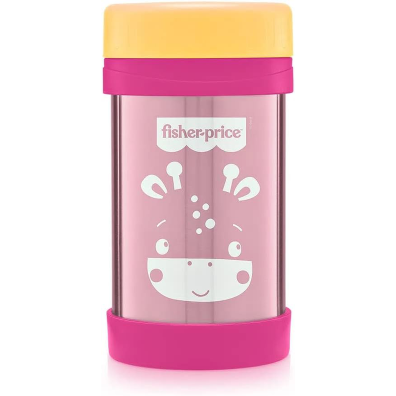 Termo Acero Inox Fisher Price 450ml Rosa BB1091-0