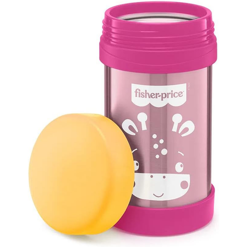 Termo Acero Inox Fisher Price 450ml Rosa BB1091-1