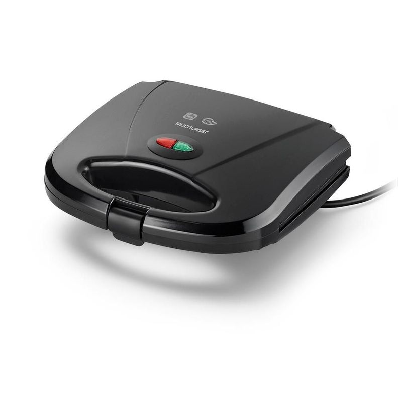 Sandwichera Electrica Multilaser Grill Negra CE044-0