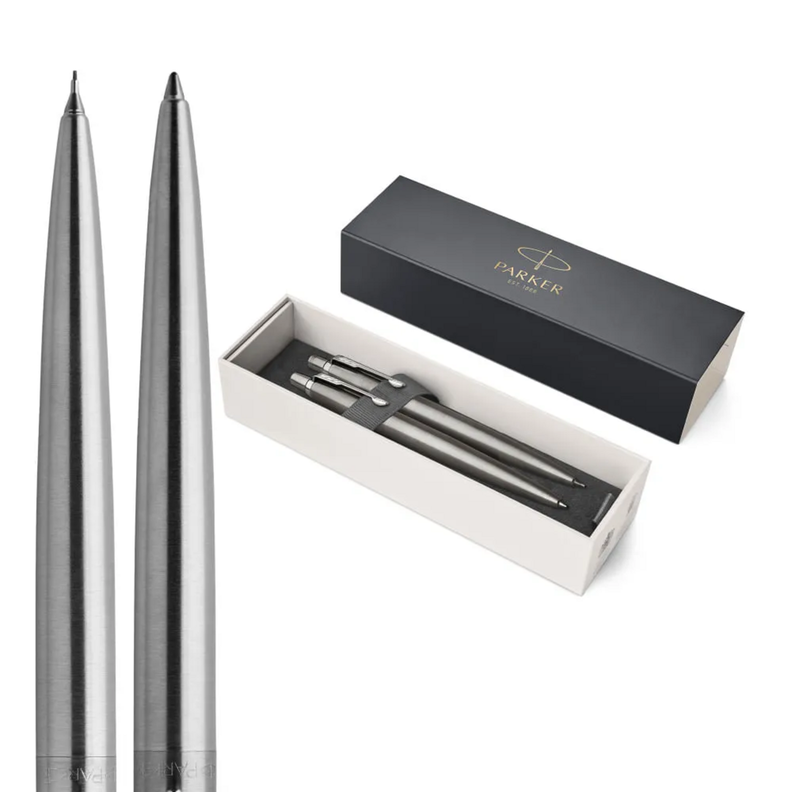 Set Parker Pack Boligrafo y Portaminas Jotter Acero-0