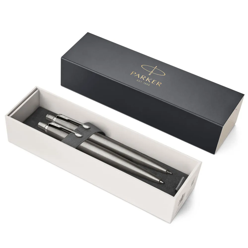 Set Parker Pack Boligrafo y Portaminas Jotter Acero-6