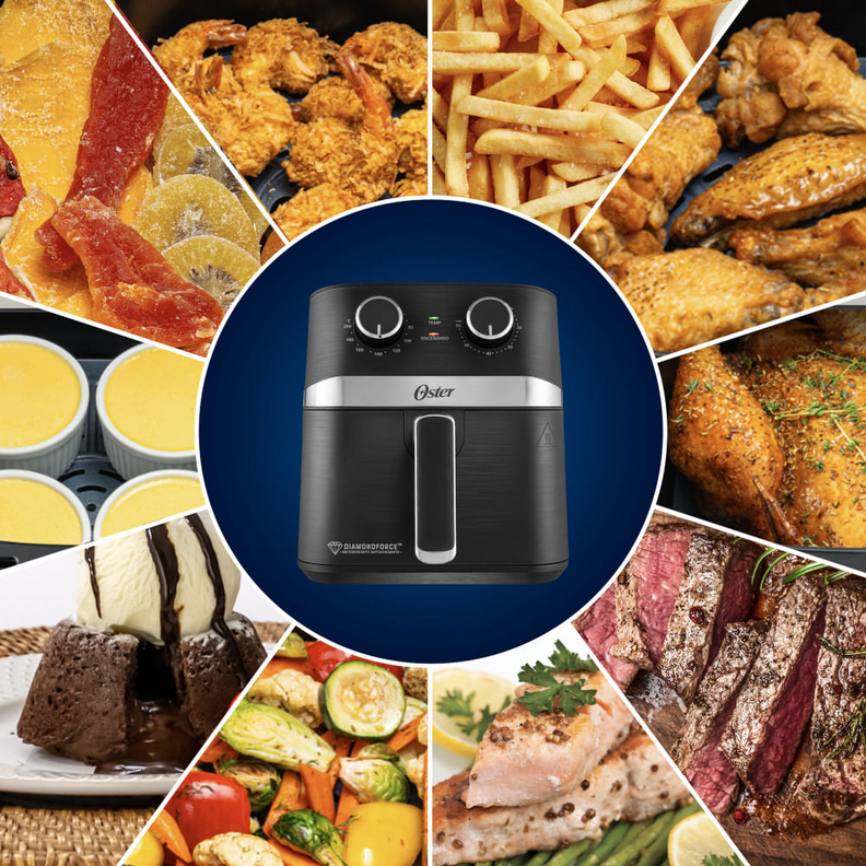 Freidora Air Fryer Oster Manual 4 Litros Negra-8