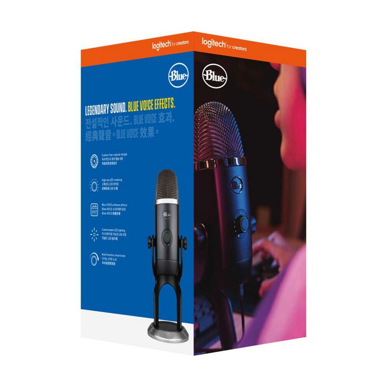 Microfono Logitech Blue Yeti X Blackout-8