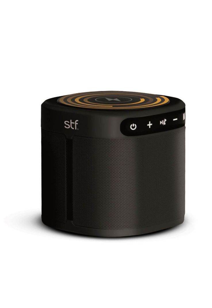 Parlante Bluetooth STF Thunder Energy Cargad Inal Negro