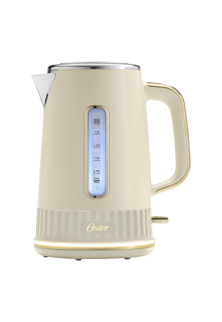 Hervidor Oster Premium Beige Coleccion 2026 1,7L Luz 2000W