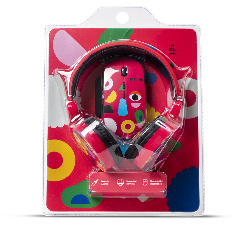 Pack 3 En 1 STF  Mouse Audifono Mouse Pad Alexsiordia-4