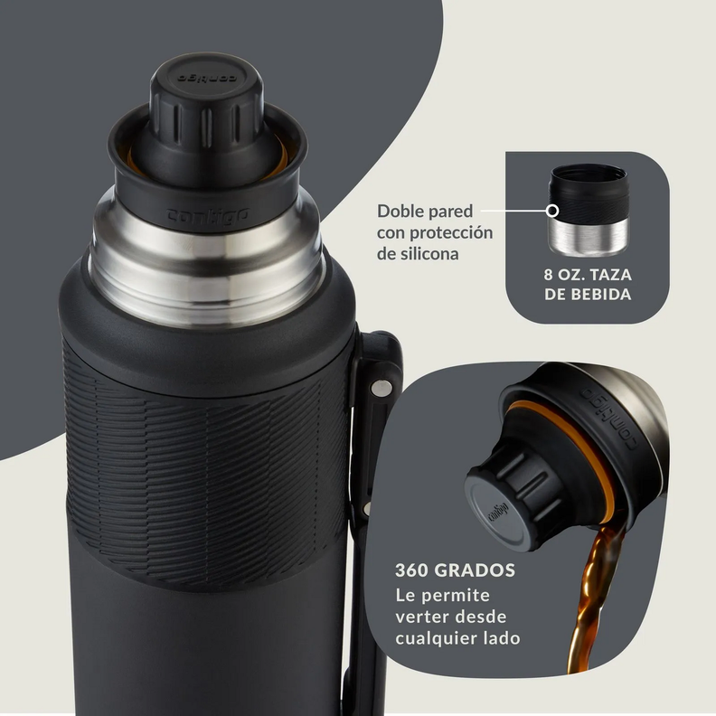 Termo Contigo Thermalock 35H Calor 60H Frio Gris-4