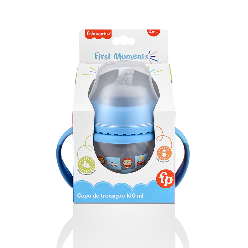 Vaso de Entrena Fisher Price First Moments Az 150 Ml BB1055-4