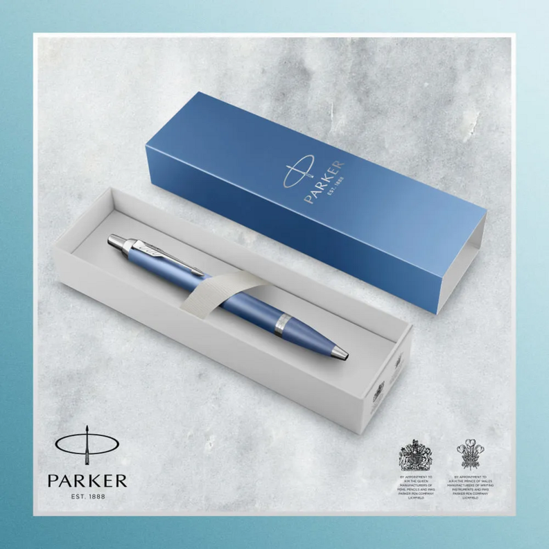 Bolígrafo Parker IM Writing Rituals Azul Med Tinta Azul-9
