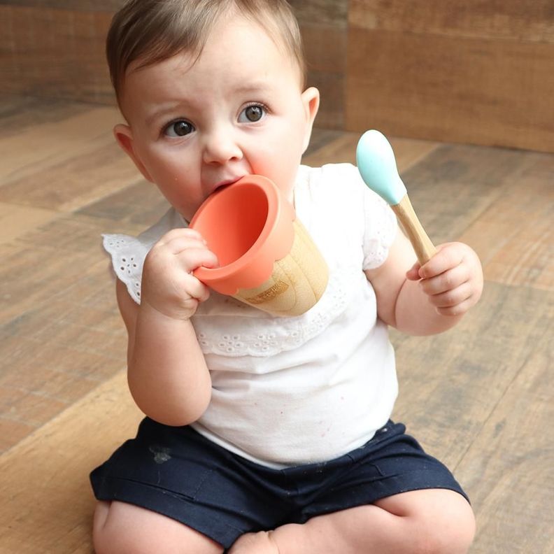 Vaso de Entrenamiento Fisher Price Bam N Boo Rosa BB1177-3