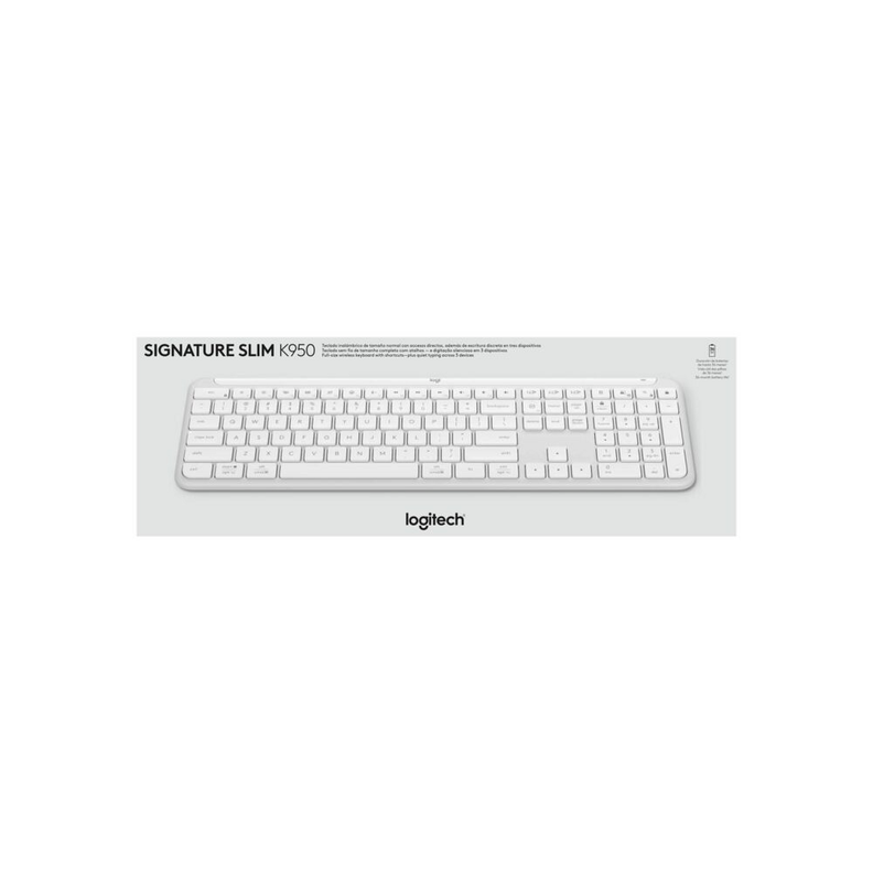 Teclado Inalambrico Logitech K950 Signature Esp Blanco-5