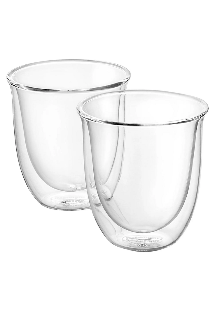 Set Vasos Cafe Cappuccino DeLonghi 2 Unidades 270 Ml