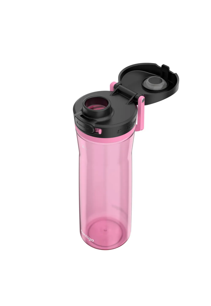 Botella de Agua Contigo Jackson Tapa Autopop 710 Ml Rosada Rosado